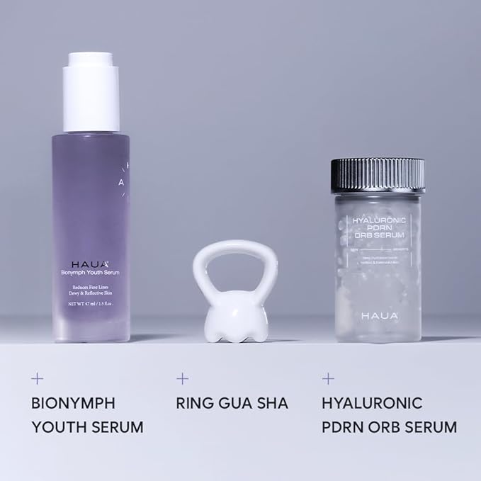 HAUA Hyaluronic PDRN 30,000 ppm Orb Serum, Salmon DNA PDRN, Korean Skincare, Anti-Aging, Skin Repair, Firming, Deep Hydration, Radiance Booster, Wrinkle Care, Gifts for Woman | 1.58 oz