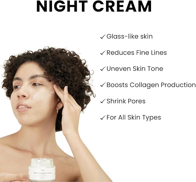 Complete Skincare Kit | Hydrating Toner 3.38 fl oz, Face Serum 1.01 fl oz, SPF Moisturizer 1.69 oz, Night Cream 3.38 oz | Brightening and Anti-Aging Cream 3.52 oz | All Skin Types