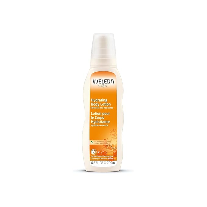 Weleda Hydrating Sea Buckthorn Body Lotion, 6.8 Fluid Ounces (Pack Of 2)