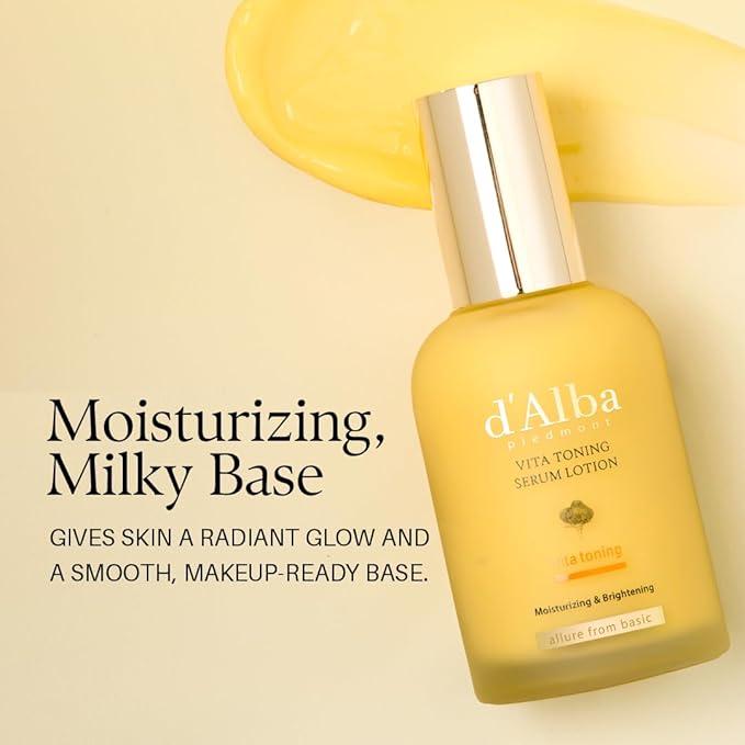 White Truffle Moisturizing Serum Lotion, Milky Lotion, Lightweight, Deep Hydration, Face Moisturizer, Glass Skin (3.38 fl oz.)