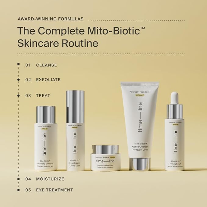 Timeline Mitopure™ Travel Size Dewy Cream Lightweight Moisturizer With Peptides to Hydrate, Plump & Protect Dry Skin - .51 Fl Oz