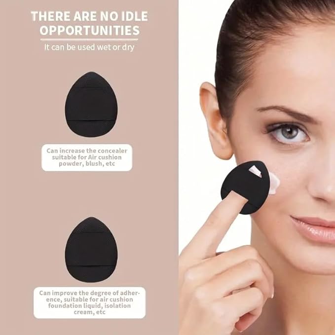 HGHDBT 47Pcs Black Makeup Brushes Set Professional Premium Synthetic for Blush Foundation Eye Shadow Concealer Powder Eye & Face Make up Brush Kit with Beauty Blender Sponge Set Tools