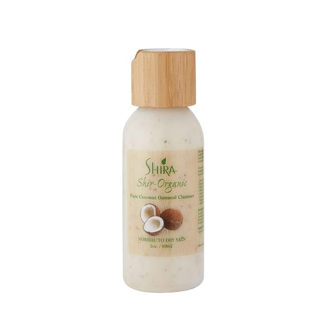 Shira Shir-Organic Trio for Normal to Dry Skin - Coconut Oatmeal Cleanser(89ml), Pomegranate Toner(89ml) & Apricot Moisturizer(15ml)