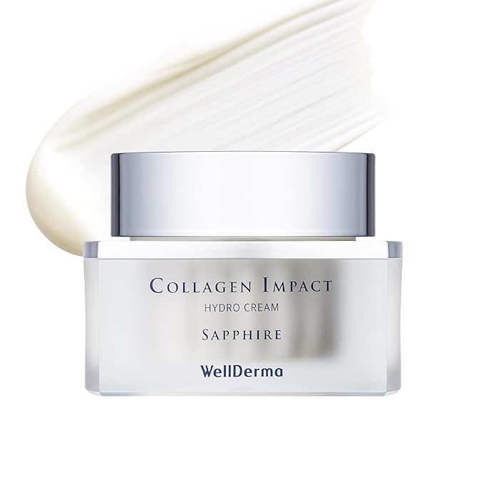 WELLDERMA Sapphire Collagen Impact 3-Step Skincare Set – Hydrating & Balancing Toner, Emulsion and Cream Trio