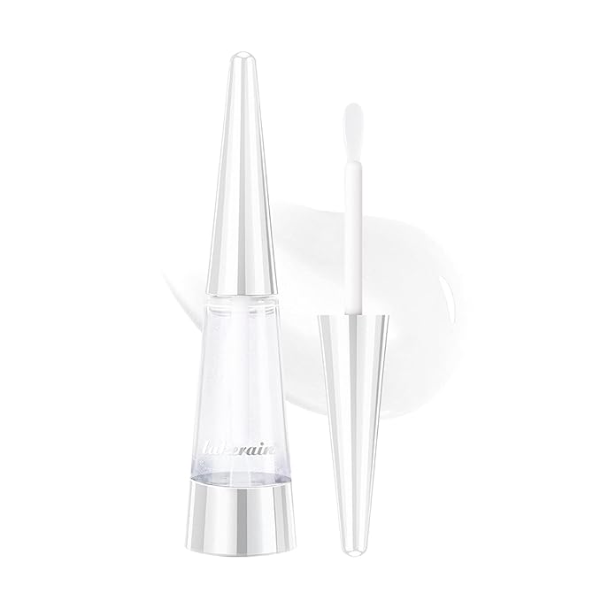 Instant Plumping & High-Shine Gloss Plumping Lip Oil - Ultra-Hydrating & Nourishing, Glossy Finish Lip Glow Oil, Instant Volumizing Effect, Smooth, Soft, Juicy Lips (#3 Crystal)