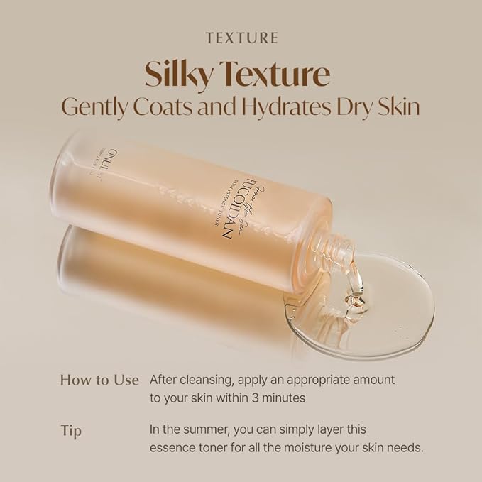 ONUL31 Fucoidan Satin Essence Toner—Korean Facial Toner with 4% Hawaiian Sea Water & Niacinamide, Alcohol Free, Hydrating, Soothing, Gentle 6.76fl.oz.