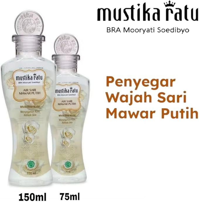 Mustika Ratu, Air Sari, Mawar Putih, 150ml (Pack of 1)