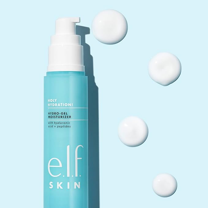 e.l.f. SKIN Holy Hydration! Hydro-Gel Moisturizer,Hydrates & Moisturizes Skin for a Plumped Up Complexion,Lightweight & Quick-Absorbing,1.76 Oz,(Pack of 2)
