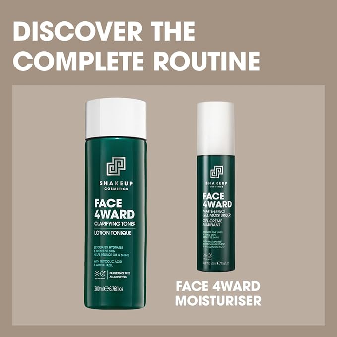 Shakeup – Men’s Facial Toner with Glycolic Acid, Lightweight Vegan Formula, Daily Skincare Step, 200ml