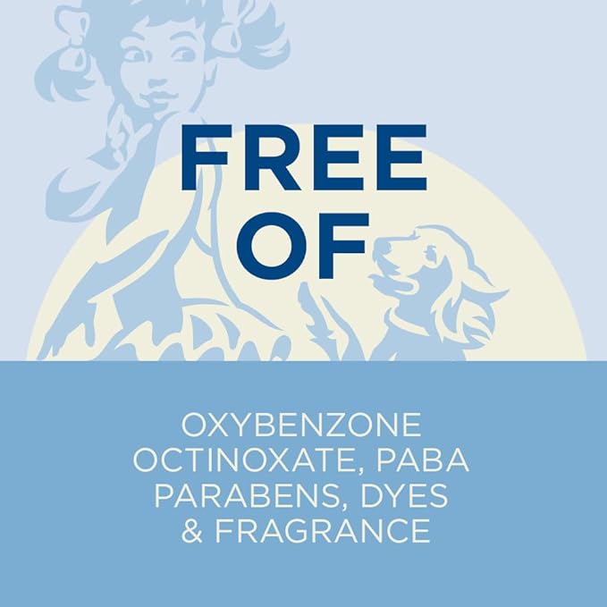 Coppertone Pure and Simple Zinc Oxide Mineral Sunscreen Lotion SPF 50, Water Resistant Sunscreen for Sensitive Skin, Hypoallergenic and Fragrance Free, 6 Fl Oz Bottle, Pack of 2
