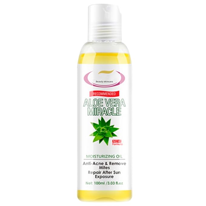AICHUN BEAUTY Aloe Vera Moisturizing Oil Anti-Acne Remove Mites Repair After Sun Exposure 100ml/3.03fl.oz
