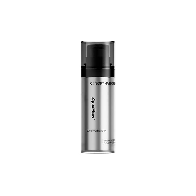 ApexFlow Hair Volume Styling Cream for Curl, Thin & Flat Hair-Texturizes & Defines, Smooths, Hydrates, Gentle Formula, De-Frizzes, Eco-Friendly Refill Design, Non-Greasy for Men and Women(Small)