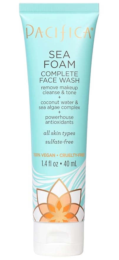 Pacifica, Face Wash Sea Foam Complete Mini, 1.4 Fl Oz