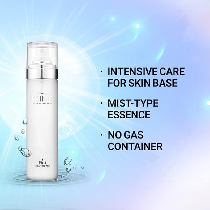 SCINIC First Treatment Mist 4.05 fl oz (120ml) | Face Toner for Dry and Sensitive Skin | Thin Watery Extract-Type Mist Type Essence for Healthy and Tight Skin | Korean Skincare