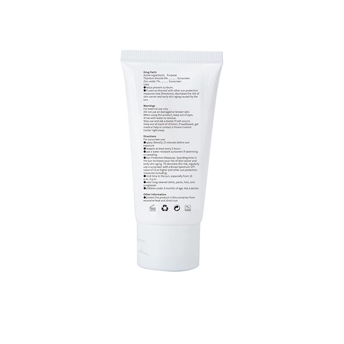ASMA Hydrating Mineral Sunscreen SPF 50 with Face Moisturizer | Broad Spectrum UVA/UVB Protection | 9% Titanium Dioxide + 7% Zinc Oxide | Tinted Sunblock for All Ages & Skin Types