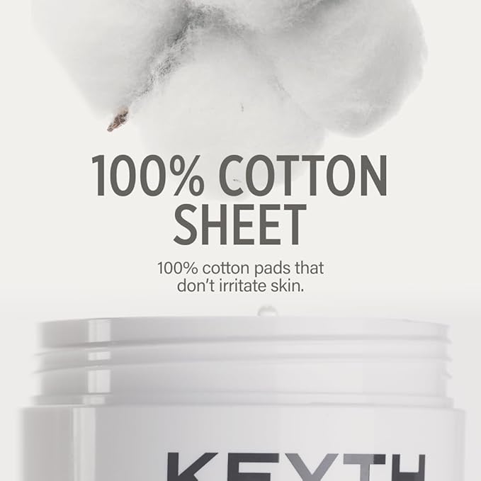 KEYTH White Apple BRIGHTENING PAD (150ML, 5.07 FL.OZ.) / Brightening, Glwoing Skin Filter, Apple Fruit Water, Dark Circle Eraser, White Hyaluronic Acid
