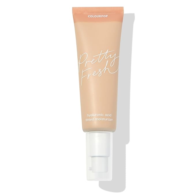 ColourPop Pretty Fresh Tinted Moisturizer - Hydrating Skin Tint with Lightweight Coverage - Formulated with Hyaluronic Acid & Coconut Water for Healthy-Looking Skin - Fair 4N (1.45 oz)