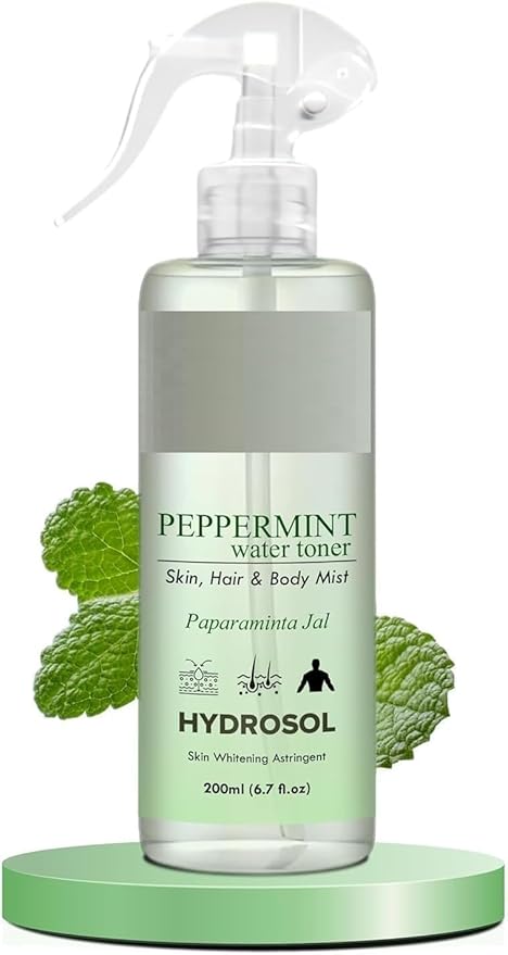 JP Refreshing Peppermint Water/Toner/Mist/Hydrosol Balances & Revitalizes 200ml