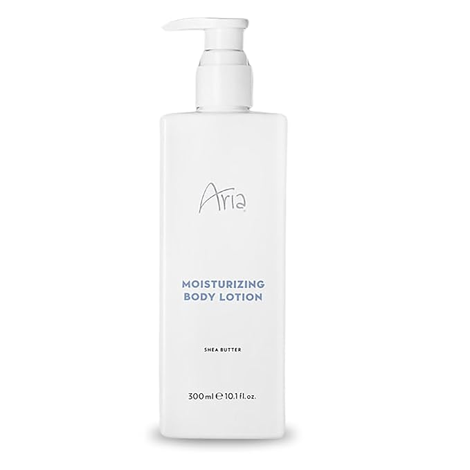 Aria Moisturizing Body Lotion - Hydrating Shea Butter - Scented with Cedarwood, Green Mandarin, Lavender - Vegas Hotel Body Lotion - 10 oz