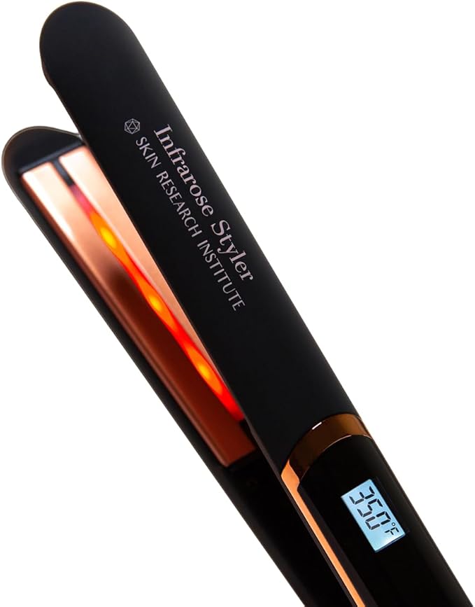 Skin Research Institute Infrarose Styler, Hair Iron, 1 Count, Tourmaline, Hair Styling, Shine Enhancing, Curling