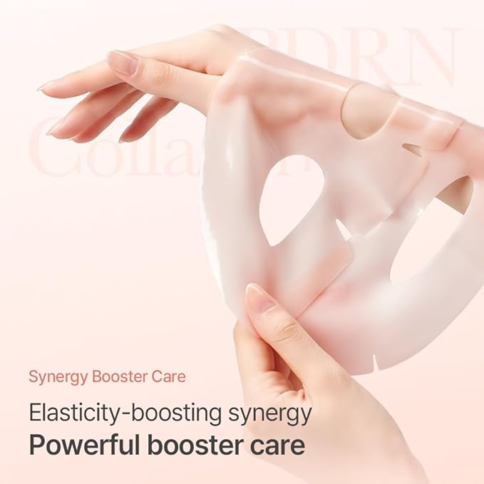 mixsoon PDRN Collagen Hydrogel Face Mask - Deeply Hydrating & Firming, Elasticity, Collagen Peptide Skin Treatment Mask 35g x5ea Korean Glass Skin Care for All Skin Types