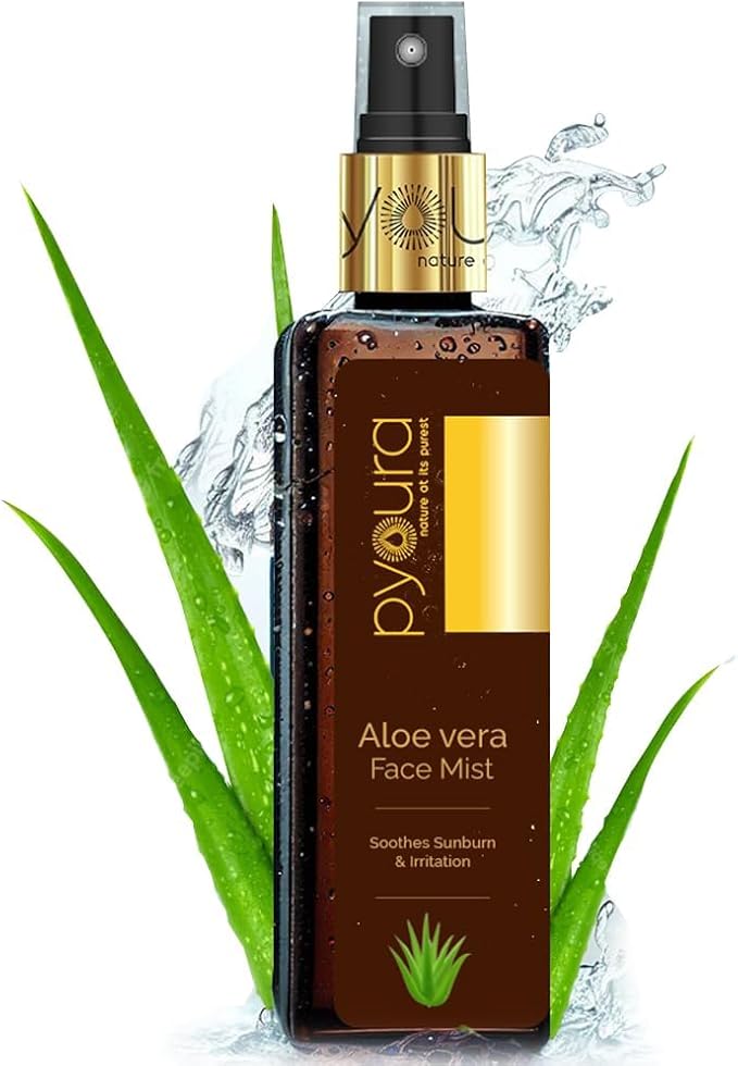 Viva Aloe Vera Hydrating No Gel Face Toner Mist 50 ml, Serum for Skin Hydration Repair & Sunburn, Alcohol Free Natural Face Toner for Glowing Skin, Toner for Oily Dry Combination Skin