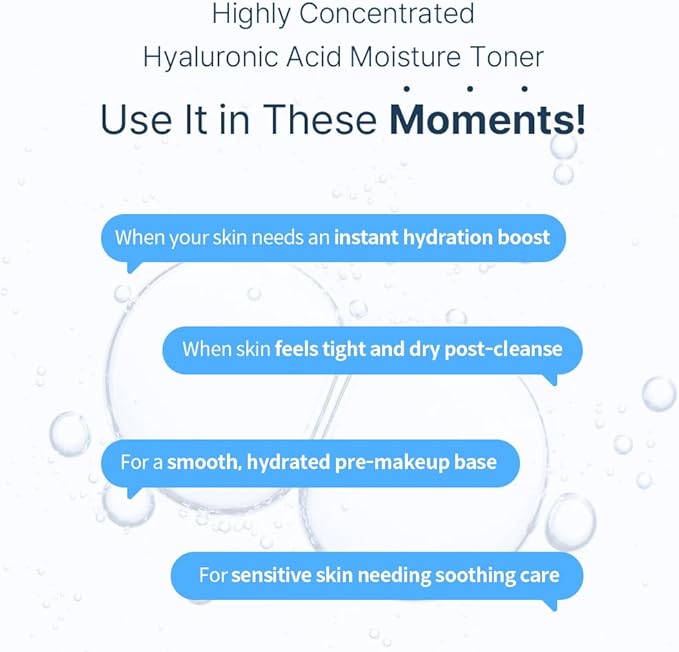ROUME Balancing Hyaluronic Pure Toner 5.07 fl.oz. (150ml) – Korean Hydrating Toner for Dry and Sensitive Skin, with 7-Layer Hyaluronic Acid, Panthenol & Dual Function Whitening & Anti-Wrinkle