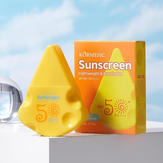 5-in-1 Broad Spectrum Sunscreen SPF50+ PA++++, Lightweight Watery Essence, Strong UVA/UVB Protection, Water Resistant, Non-Greasy & Gentle for Face and Body (Small Triangle)