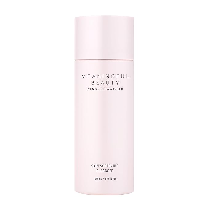 Meaningful Beauty Skin Softening Cleanser (Non-Foaming, Oil Free, Fragrance Free Wash), 6 Fl Oz