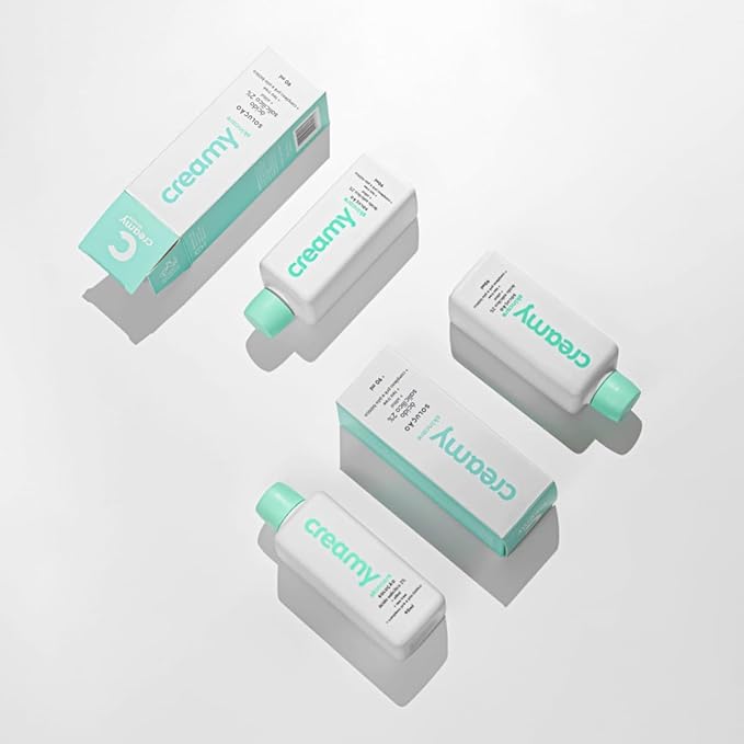 CREAMY Duo Advanced Acne Treatment | Salicylic Acid Toner + Blemish Control 7% Mandelic Gel | Anti-Acne Solution for Clear Skin | Effectively unclogs pores | Acne and Dark Spot Remover for Face.
