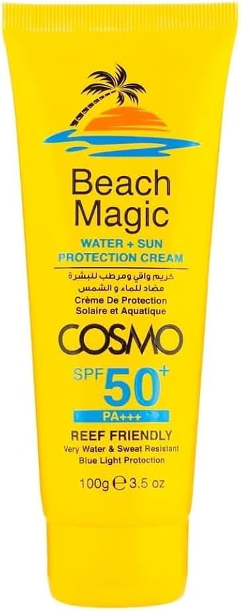 Beach Magic Water+Sun Protection Cream 100g | SPF 50 | PA+++ | for Men and Women