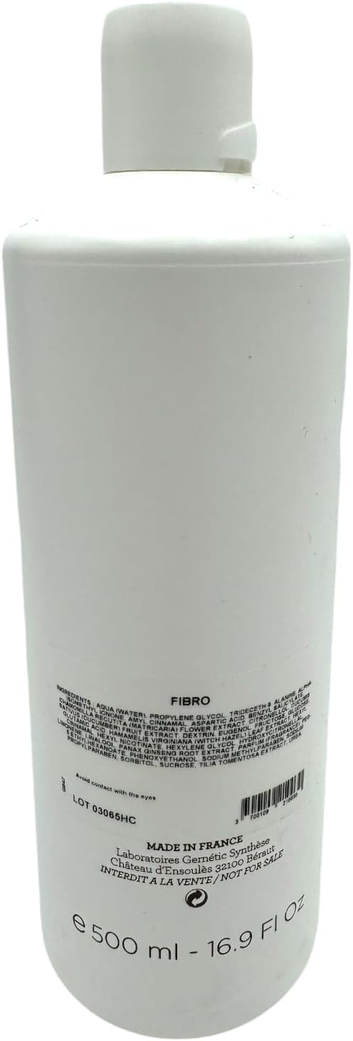 𝗚𝗲𝗿𝗻𝗲𝘁𝗶𝗰 Fibro Alcohol-Free Calming Tonic Lotion, Gentle Makeup Remover with Chamomile & Cucumber, for All Skin Types, 500ml/16.9 fl oz