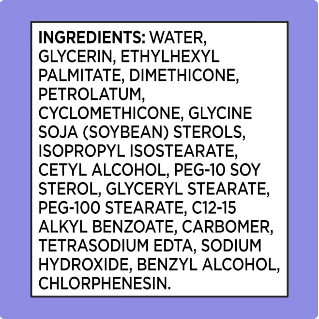 Oil Free Moisture Daily Hydrating Facial Moisturizer & Neck Cream with Glycerin • Ultra Gentle • Lightweight Face Lotion • 4 fl oz PACK-1