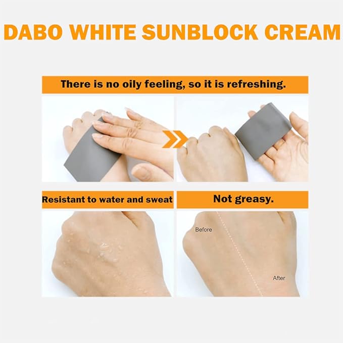 DABO White Sunblock Cream SPF50+ PA+++ 70ml / 2.36 fl. oz. x 2Pack UV Protection Without Stickiness