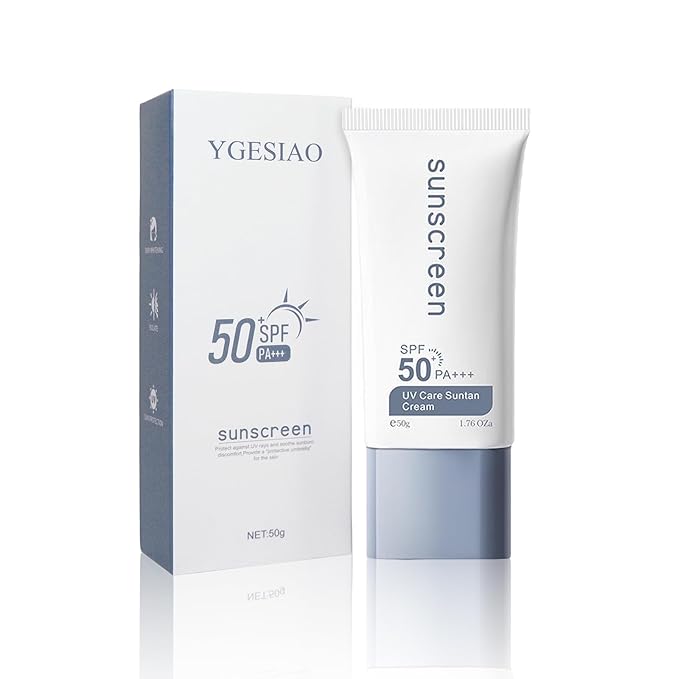 SPF 50+ PA+++ Sunscreen Lotion for Face & Body, Broad Spectrum UVA/UVB Protection with Niacinamide & Botanical Extracts, Alcohol-Free, Non-Greasy