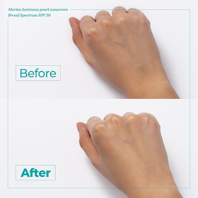 JMsolution Korean Sunscreen SPF50+ PA++++ for Face | Hydrating Glow Sunscreen | No White Cast, Lightweight, Non-Greasy | Marine Pearl UV Cream(1.69 fl.oz)