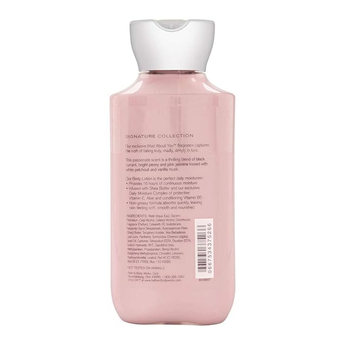 Bath & Body Works Mad About You Signature Collection Body Lotion, 8 Ounce