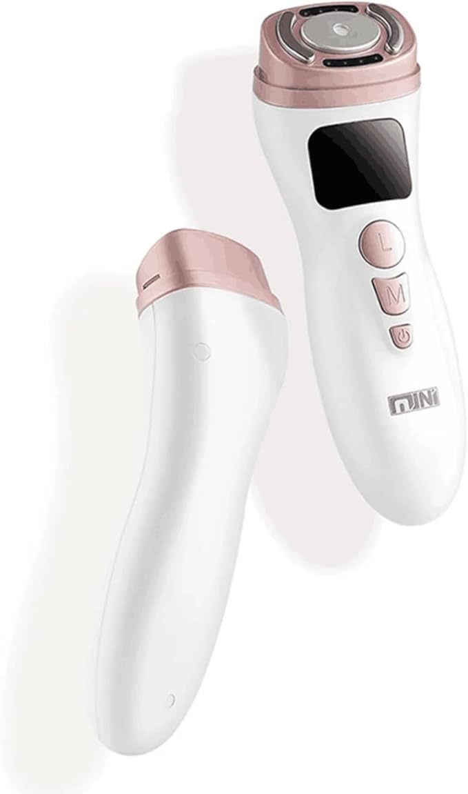 Mini Facial Machine Skin Care Device for Reduce Wrinkles, Skin Lifting, Skin Firming, Rejuvenation Brightening for Women Skin Care (White)