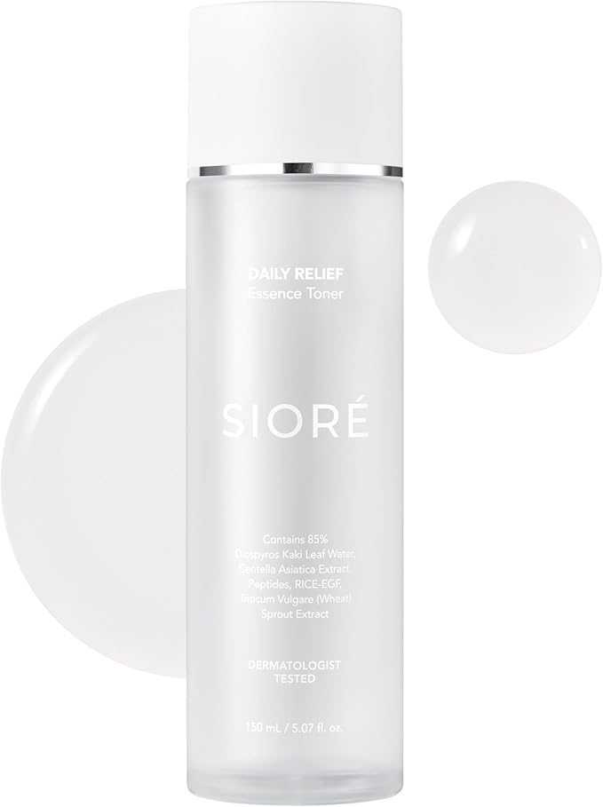 Siore Daily Balance Essence Toner | Daily Soothing Toner with Centella and Wheat Sprout Extract, RICE-EGF and Peptides | Korean Pharmacy Anti-Aging Skin Care