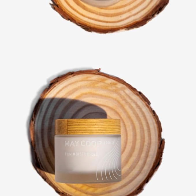 MAY COOP Raw Moisturizer Face Cream | Korean Skincare, Daily Hydrating Cream | 69% Maple Sap, Softening, Nourishing, Lightweight Gel, Vegan, Sensitive Skin, Anti-Aging