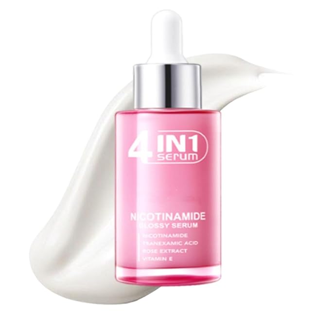 Korean 4-In-1 Super Essence Lotion Moisturizing Face Cream, Hydrating Facial Essence, Women'S Facial Toner, Nicotinamide Glossy Serum Used for Face (1)