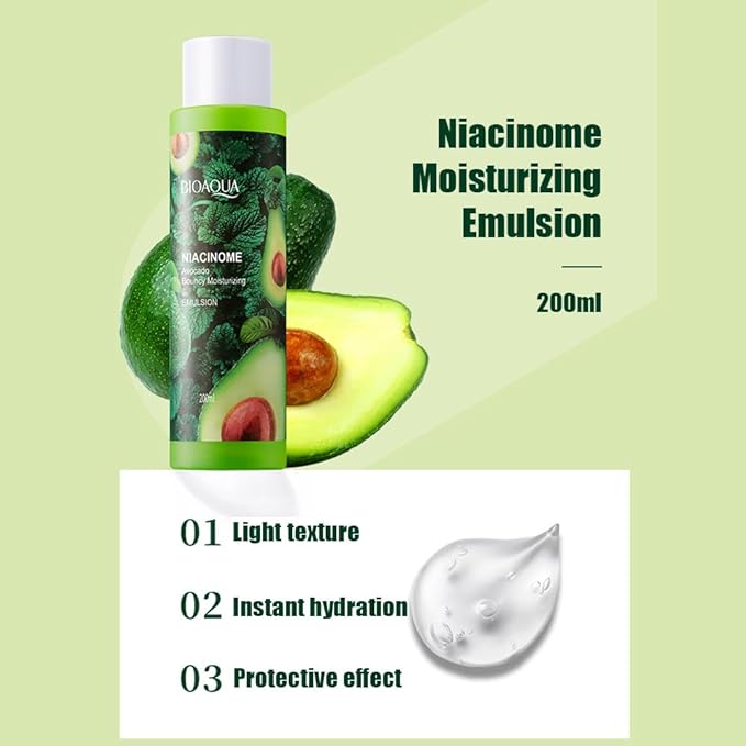 Avocado Skincare 6pcs Set – Purifying Cleansing Balm, Moisturizing Toner, Eye Cream, Essence, and Essence Cream – Hydrating & Nourishing Facial Care for Smooth, Radiant Skin Holiday Gift Box