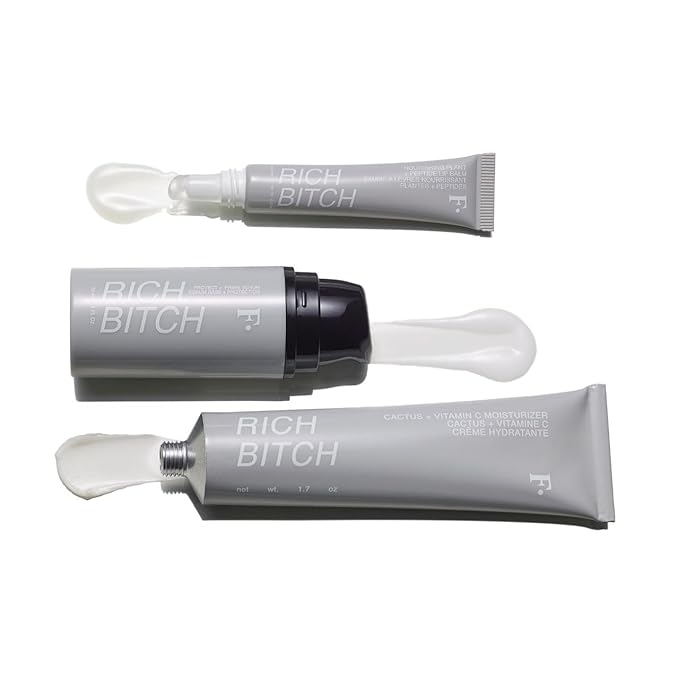 Freck Beauty RICH Beotch Cactus + Vitamin C Moisturizer - Hydrate Dry Skin, Calm & Sooth with Lightweight Feel, Infused with Jojoba and Prickly Pear Seed Oil, Reduce Redness and Support Skin Barrier