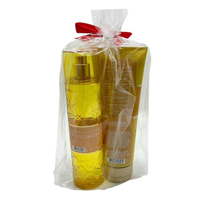 Bath & Body Works LOYAL TO YOU Fine Fragrance Mist & Ultimate Hydration Body Cream 2-piece Gift Set with a Red Bow for Holidays - Full Size