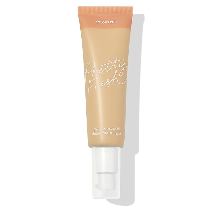 ColourPop Pretty Fresh Tinted Moisturizer - Hydrating Skin Tint with Lightweight Coverage - Formulated with Hyaluronic Acid & Coconut Water for Healthy-Looking Skin - Fair 3W (1.45 oz)