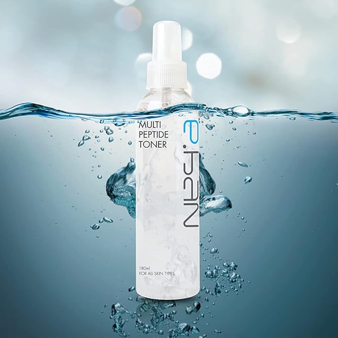 Ebain Multi Peptide Toner 180ml 6fl.oz. Korean Skin Care Hydrating & Anti-Aging Mist