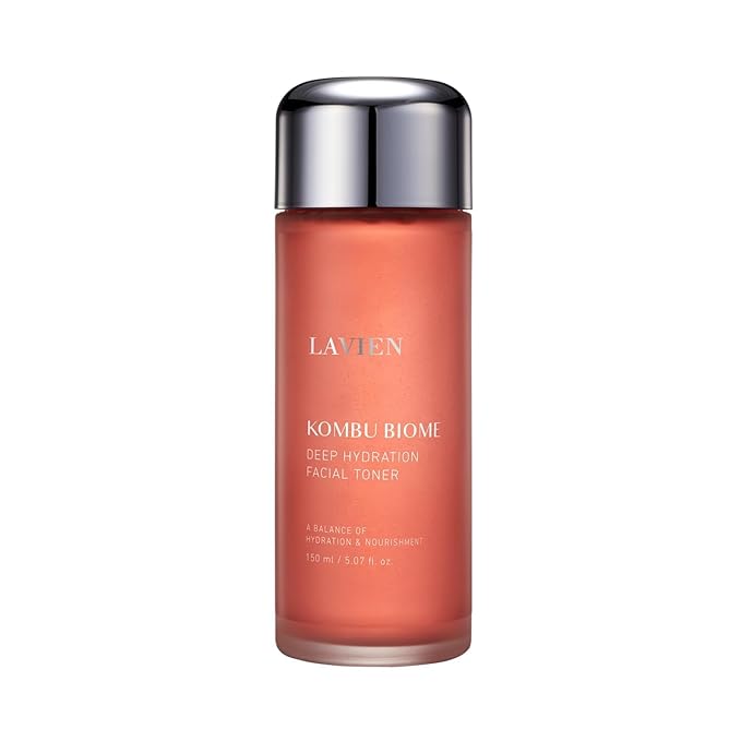 Lavien Deep Hydration Facial Toner - Kombu Biome Triple Hydration and Nourishment - Brightening and Wrinkle Improvement - 5.97 Fl Oz. (150ml) Bottle