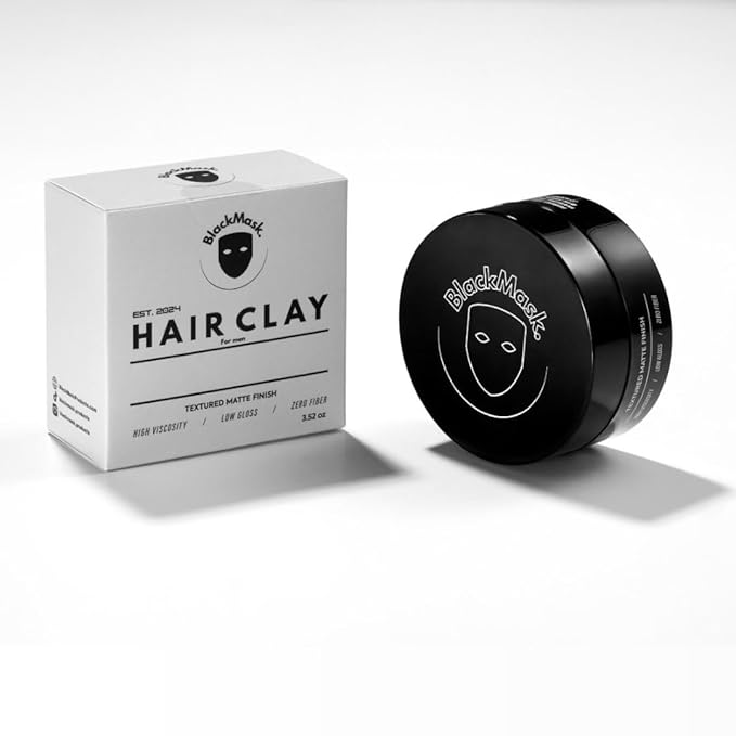 Hair Clay for Men (3.52 oz) Matte Finish with Strong Hold, Hair Styling Clay, Adds Texture & Volume