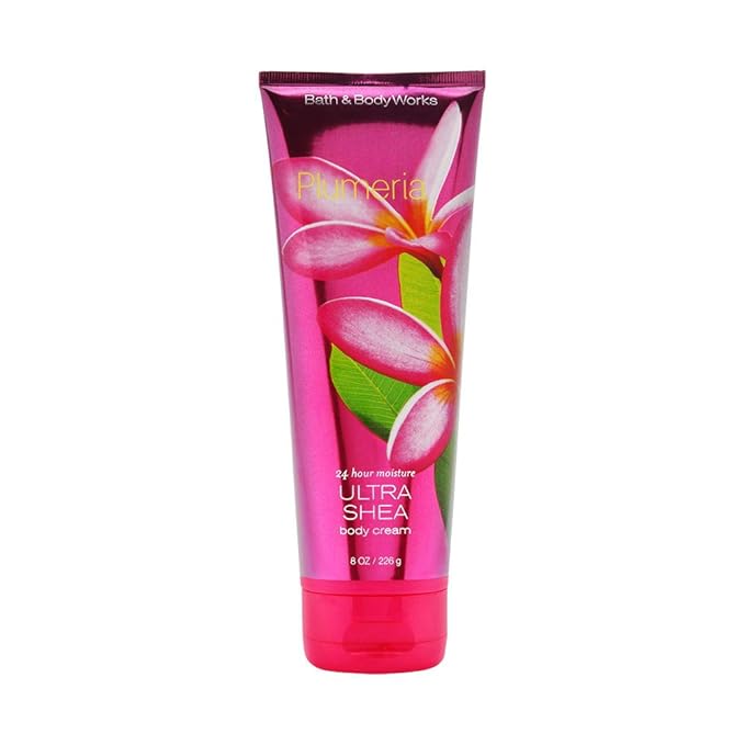 Bath & Body Works Plumeria Ultra Shea Body Cream, 8 Ounce