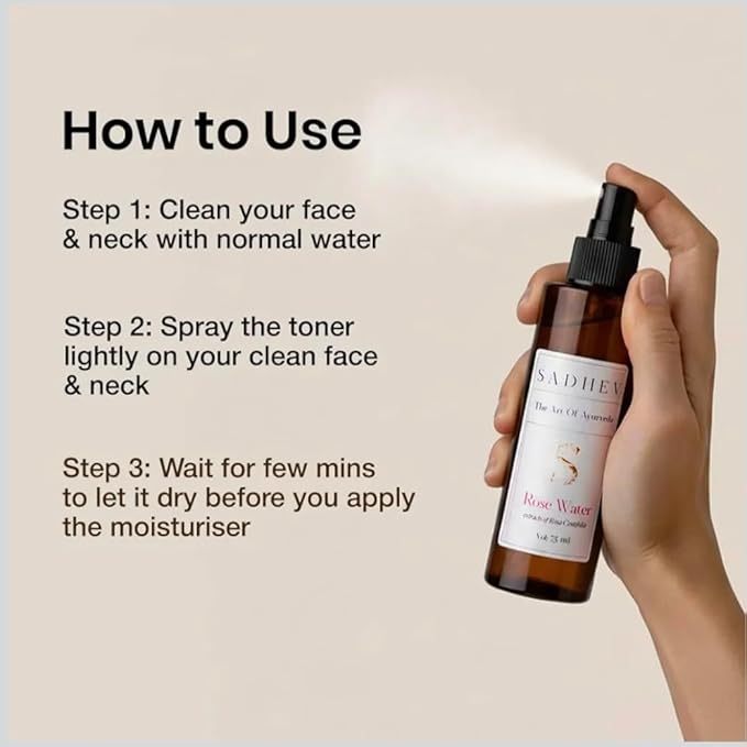 Sad&hev - Natural Rose Water Toner